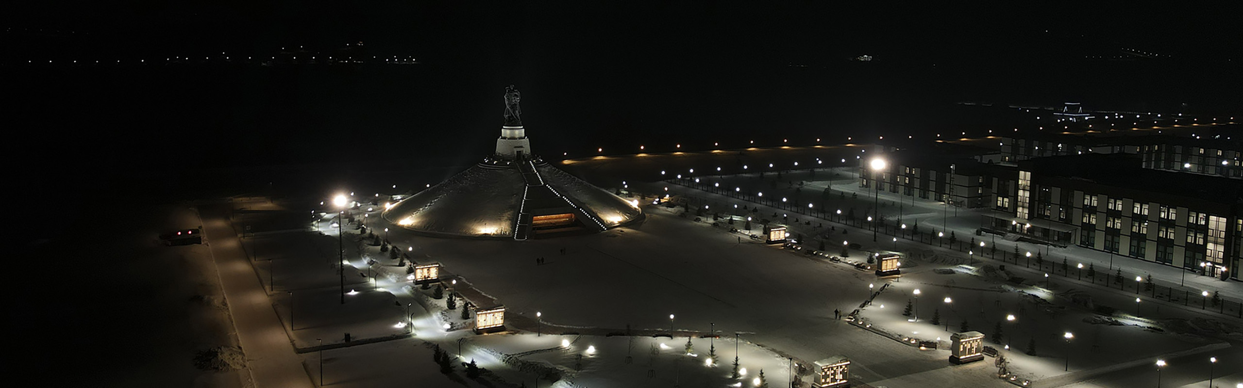 Архитектурное освещение Мемориала воину-освободителю