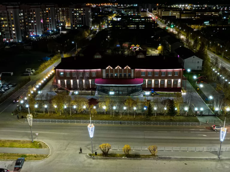 Акцентное освещение Детский сад «Рябинка»