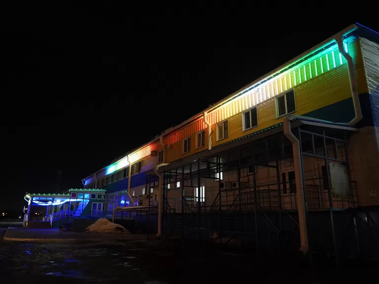 Подсветка для аквапарка