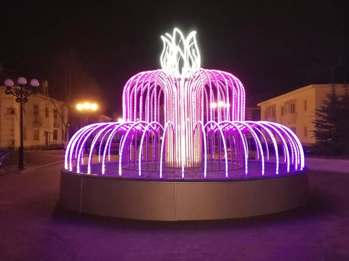 Светодиодный фонтан