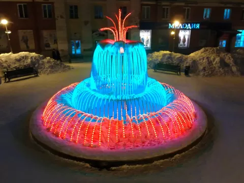 Светодиодный фонтан