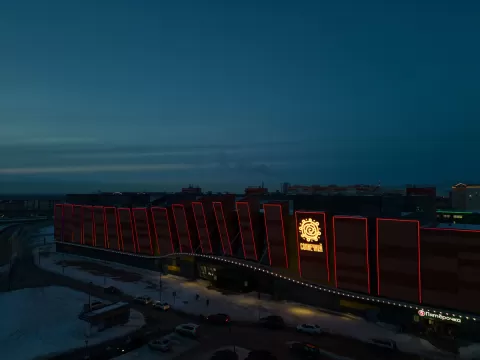Архитектурное освещение ТЦ