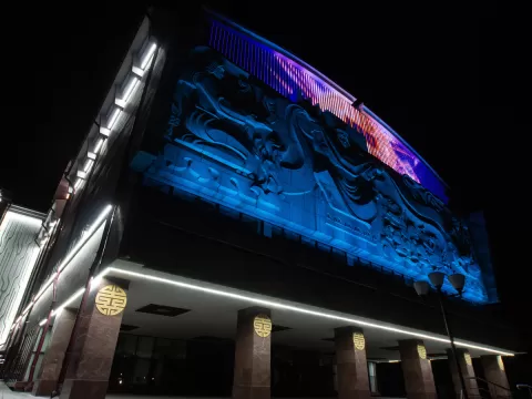 Медиафасад для тетра