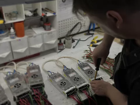 Производство LED экрана