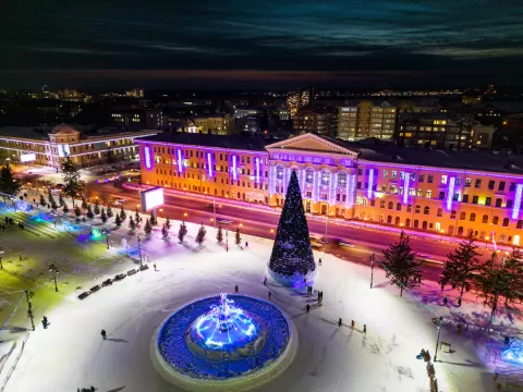 Городская елка в Томске