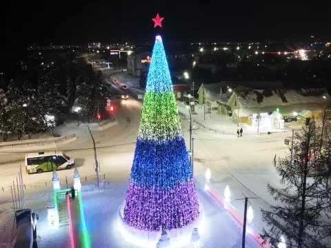 Городская елка в Тарко-Сале