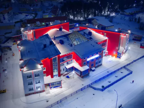 Архитектурное освещение детского сада