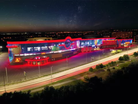Медиафасад для торговых центров
