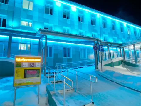 Подсветка муниципальных зданий