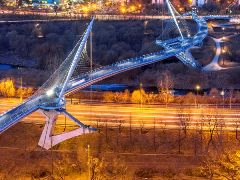 Подсветка моста