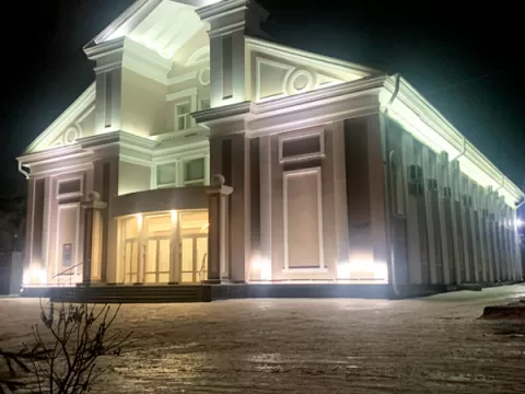 Архитектурная подсветка ТЦ