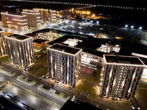Архитектурная подсветка жилищного комплекса